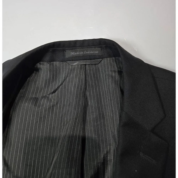 Classic Charcoal Gray Men's Suit Blazer Business Professional ‎ Formal Wear - Picture 4 of 9